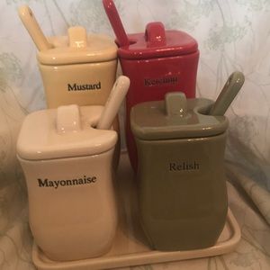 Longaberger Condiment Set